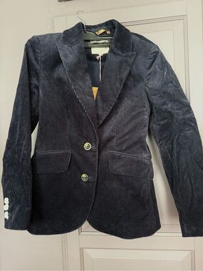 Boden NWT Navy Cord Blazer